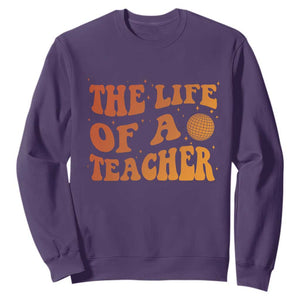 The Life Of A Teacher Sweatshirt In My Teacher Era Concert TS10 Purple Print Your Wear