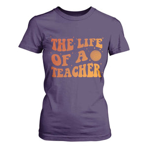 The Life Of A Teacher T Shirt For Women In My Teacher Era Concert TS10 Purple Print Your Wear