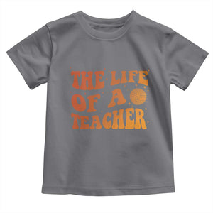 The Life Of A Teacher Toddler T Shirt In My Teacher Era Concert TS10 Charcoal Print Your Wear