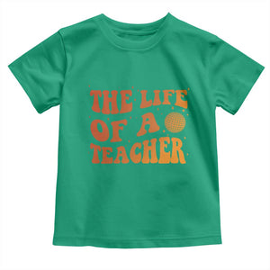 The Life Of A Teacher Toddler T Shirt In My Teacher Era Concert TS10 Irish Green Print Your Wear
