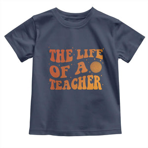 The Life Of A Teacher Toddler T Shirt In My Teacher Era Concert TS10 Navy Print Your Wear