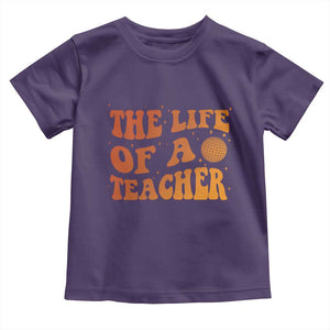 The Life Of A Teacher Toddler T Shirt In My Teacher Era Concert TS10 Purple Print Your Wear