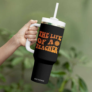 The Life Of A Teacher Tumbler With Handle In My Teacher Era Concert TS10 Print Your Wear