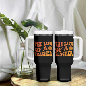 The Life Of A Teacher Tumbler With Handle In My Teacher Era Concert TS10 Print Your Wear