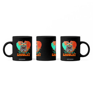 The Life Of A Showcat Coffee Mug Funny Cat Showgirl Era Heart Shape TS10 Print Your Wear