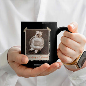 The Life Of A Showcat Coffee Mug Funny Vintage Photo Cat Era TS10 Print Your Wear