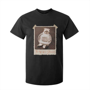 The Life Of A Showcat T Shirt For Kid Funny Vintage Photo Cat Era TS10 Black Print Your Wear