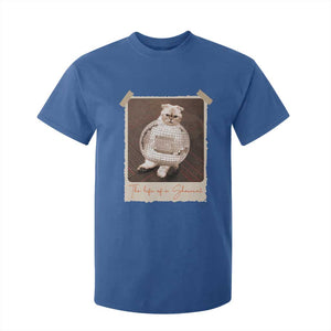 The Life Of A Showcat T Shirt For Kid Funny Vintage Photo Cat Era TS10 Royal Blue Print Your Wear