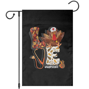 Thanksgiving Nurse Life Garden Flag Love Turkey Fall TS10 Black Print Your Wear