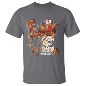 Thanksgiving Nurse Life T Shirt Love Turkey Fall TS10 Charcoal Print Your Wear