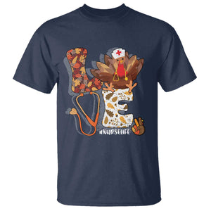 Thanksgiving Nurse Life T Shirt Love Turkey Fall TS10 Navy Print Your Wear