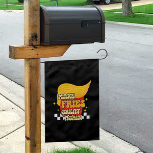 Funny Fries Garden Flag Make Fries Great Again Checkered TS10 Print Your Wear