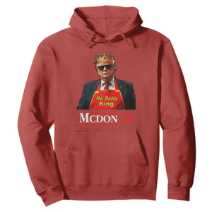 Funny Trump 2024 Hoodie Mac Daddy King McDon '24 TS10 Red Print Your Wear