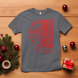 Christmas Santa T Shirt Fun Retro Big Nick Energy TS10 Charcoal Print Your Wear