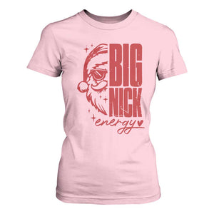 Christmas Santa T Shirt For Women Fun Retro Big Nick Energy TS10 Light Pink Print Your Wear