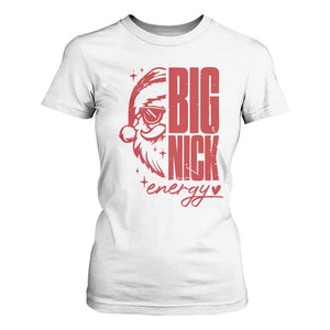 Christmas Santa T Shirt For Women Fun Retro Big Nick Energy TS10 White Print Your Wear