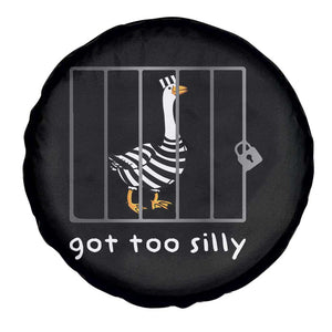 Silly Goose Spare Tire Cover Got Too Silly TS10 Print Your Wear