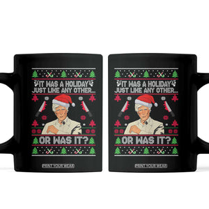 True Crime Ugly Christmas Coffee Mug Funny Holiday Xmas Party TS10 Black Print Your Wear
