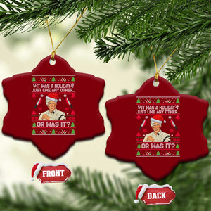 True Crime Ugly Christmas Ceramic Ornament Funny Holiday Xmas Party TS10 Print Your Wear