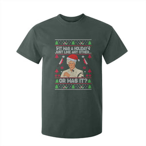 True Crime Ugly Christmas T Shirt For Kid Funny Holiday Xmas Party TS10 Dark Forest Green Print Your Wear