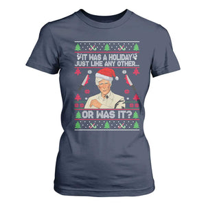 True Crime Ugly Christmas T Shirt For Women Funny Holiday Xmas Party TS10 Navy Print Your Wear
