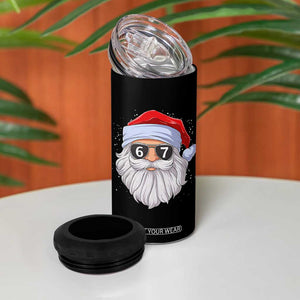 Six Seven 67 Christmas Meme 4 in 1 Can Cooler Tumbler Funny Brainrot Santa Claus Gen Alpha Slang TS10 Print Your Wear