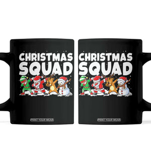 Christmas Squad Coffee Mug Santa Dabbing Elf Family Matching Pajamas TS10 Black Print Your Wear