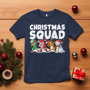 Christmas Squad T Shirt Santa Dabbing Elf Family Matching Pajamas TS10 Navy Print Your Wear