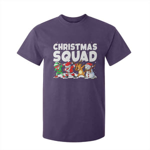 Christmas Squad T Shirt For Kid Santa Dabbing Elf Family Matching Pajamas TS10 Purple Print Your Wear