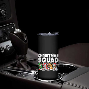 Christmas Squad Skinny Tumbler Santa Dabbing Elf Family Matching Pajamas TS10 Print Your Wear