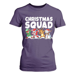 Christmas Squad T Shirt For Women Santa Dabbing Elf Family Matching Pajamas TS10 Purple Print Your Wear