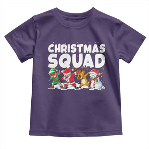 Christmas Squad Toddler T Shirt Santa Dabbing Elf Family Matching Pajamas TS10 Purple Print Your Wear