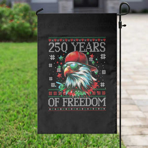 250 Years Of Freedom Christmas Garden Flag 250th Anniversary USA Eagle Ugly Xmas TS10 Print Your Wear
