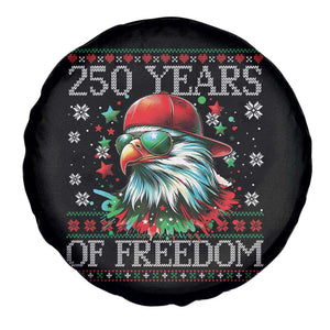250 Years Of Freedom Christmas Spare Tire Cover 250th Anniversary USA Eagle Ugly Xmas TS10 Print Your Wear