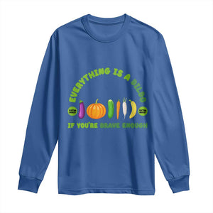 Funny Embarrassing Long Sleeve Shirt Naughty Inappropriate Gifts Dirty Adult Humor TS10 Royal Blue Print Your Wear
