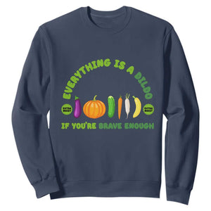 Funny Embarrassing Sweatshirt Naughty Inappropriate Gifts Dirty Adult Humor TS10 Navy Print Your Wear