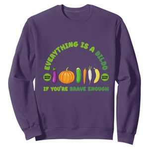 Funny Embarrassing Sweatshirt Naughty Inappropriate Gifts Dirty Adult Humor TS10 Purple Print Your Wear