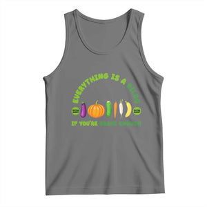 Funny Embarrassing Tank Top Naughty Inappropriate Gifts Dirty Adult Humor TS10 Black Heather Print Your Wear