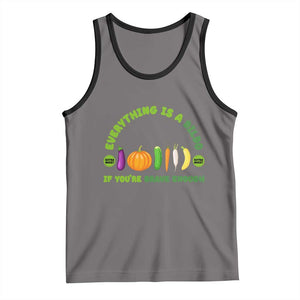 Funny Embarrassing Tank Top Naughty Inappropriate Gifts Dirty Adult Humor TS10 Deep Heather Black Print Your Wear