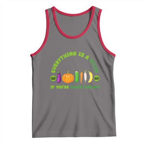 Funny Embarrassing Tank Top Naughty Inappropriate Gifts Dirty Adult Humor TS10 Deep Heather Red Print Your Wear