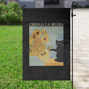 Chinga la Migra Garden Flag Subtle FDT Black Cat Meme Van Gogh Art TS10 Print Your Wear