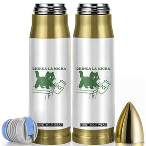 Chinga la Migra Bullet Tumbler Funny Subtle FDT Cat Meme TS10 White Print Your Wear