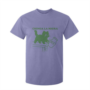 Chinga la Migra T Shirt For Kid Funny Subtle FDT Cat Meme TS10 Violet Print Your Wear