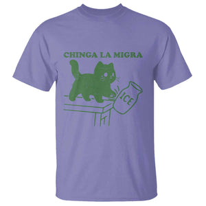 Chinga la Migra T Shirt Funny Subtle FDT Cat Meme TS10 Violet Print Your Wear