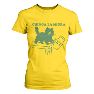 Chinga la Migra T Shirt For Women Funny Subtle FDT Cat Meme TS10 Daisy Print Your Wear