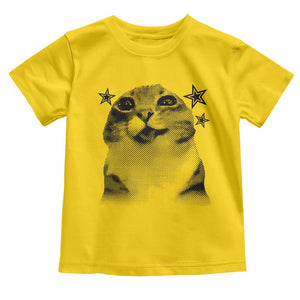 Funny Y2k Cat Meme Toddler T Shirt Vintage Retro Silly Cats Cats lover Gift TS10 Daisy Print Your Wear