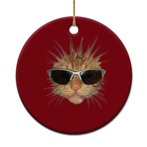 Funny Y2k Retro Cat Meme Ceramic Ornament Vintage Cat Edgy Retro 90s Streetwear TS10 1pc Red Print Your Wear