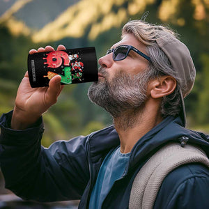 67 Six Seven Christmas 4 in 1 Can Cooler Tumbler Funny Dabbing Santa Elf Friends 6 7 Meme Gen Alpha Slang TS10 Print Your Wear