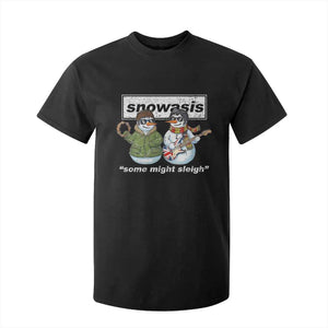 Snowasis Some Might Sleigh Christmas T Shirt For Kid Funny Music Lovers Snowman Singers Band TS10 Black Print Your Wear