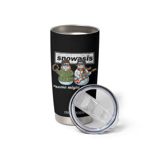 Snowasis Some Might Sleigh Christmas Tumbler Cup Funny Music Lovers Snowman Singers Band TS10 Print Your Wear